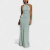 Lagoon - Slinky Halter Maxi Šaty