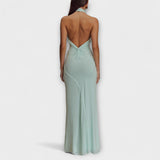 Lagoon - Slinky Halter Maxi Šaty