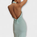 Lagoon - Slinky Halter Maxi Šaty