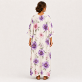 Inés — Bílý Květinový Kaftan