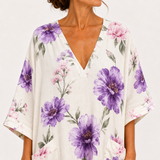 Inés — Bílý Květinový Kaftan
