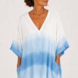 Jamila — Modrý Ombré Kaftan