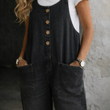 Emily - Vintage Žíhaný Bavlněný Laclové kalhoty