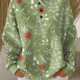 Ingrid - Christmas Strom Motiv Pulovr