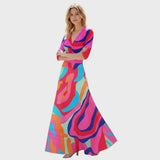 Guinevere — Elegantní Sleeved Šaty