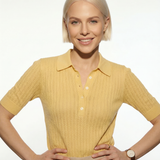 Amy — Smooth Pletený Polo Halenka