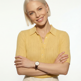 Amy — Smooth Pletený Polo Halenka