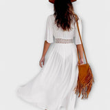 Louisa - Boho Midi Šaty