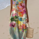 Mirte - Versatile, Multicoloured Midi Šaty