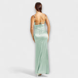 Mimi — Embellished Saténový Šaty s Back Lacing