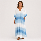 Jamila — Modrý Ombré Kaftan