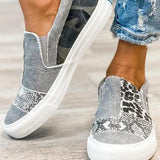Quinny  | Neformální Leopardí Potisk Canvas Boty