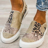 Quinny  | Neformální Leopardí Potisk Canvas Boty