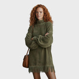 Nerissa — Semiš Fringe Tunic