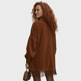 Nerissa — Semiš Fringe Tunic