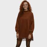 Nerissa — Semiš Fringe Tunic